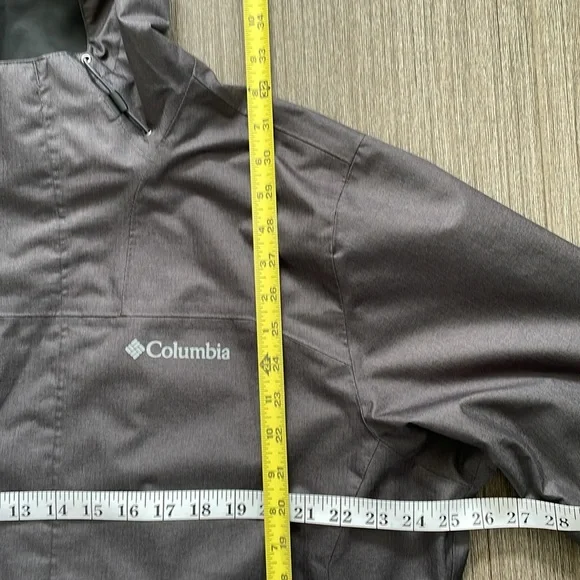 Columbia Men’s Watertight Rain Jacket in Graphite L EUC - Picture 13 of 16